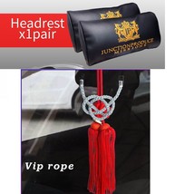 JUNCTION PRODUCE VIP BKGD Car Neck Pillow Headrest+SR Charm Kin Tsuna Ro... - £27.79 GBP