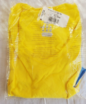NWT Champion Lemon Yellow V Neck TShirt 100% Cotton CH8875 - £12.04 GBP