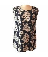 A Pea in the Pod purple black satin tunic dress maternity size S - $268.64 MXN