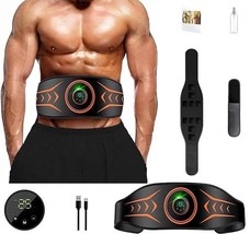 Portable Abs Belt,Comfy Vital Flex Core Ab Muscle Toner I Quiet I Non Disturbing - £20.12 GBP