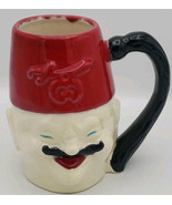 Vintage Shriners Custom Beer Mug Cup Unique One Of A Kind Weird Head Fre... - $18.69