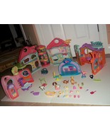 Lot of Biggest Littlest Pet Shop Playset ✿Clubhouse✿ &amp; ACCESSORY LOT PET... - $2,502.60 MXN