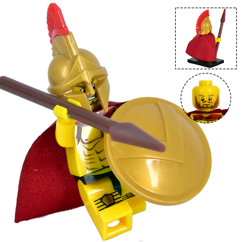 21pcs Ancient Rome Archers Infantry Army Soliders Minifigure Bricks