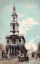 Londra Inghilterra ~ S. Mary Le Strand Street Vista Cartolina - £6.56 GBP