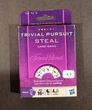 2009 Trivial Pursuit Steal Card Game Hasbro Parker Brothers - £3.99 GBP