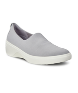 ECCO Soft 7 Wedge Slip-on Sneaker Shoes | Grey | Womens 40 (9-9.5 US) NEW! - £44.01 GBP
