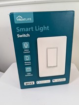 Treatlife SS01S Smart Light Switch for Alexa &amp; Google Assistant smart home white - £10.02 GBP