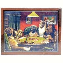 Bits &amp; Pieces Poker Dogs CM Coolidge 550 Piece Jigsaw Puzzle - Sealed - $29.44