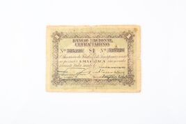 1910 Timor 1 Pataca Note Banco Nacional Ultramarino Portuguese VG P#1 - $313.61