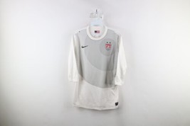 Nike Womens Size Medium USWNT USA National Team 3/4 Sleeve Soccer Jersey White - £31.61 GBP