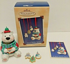 Hallmark Keepsake Ornament Sweet Tooth Treats Collector&#39;s Series Set Of 4 2002 - £14.88 GBP