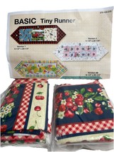 Wilmington Prints Cherries Tiny Runner Kits Lot of 2 Quilting Kits NEW - $303.63 MXN