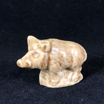 Wade England Porcelain Pig Boar Figurine Mini Sculpture 1&quot; Tall - £7.59 GBP