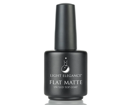 Light Elegance Gel Flat Matte Top Coat - UV/LED, 15ml