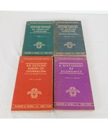 Lot of 4 1940s Barnes Noble College Outline Series Journalism Economics ... - £27.38 GBP