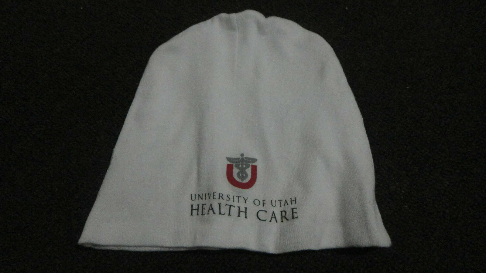 12 NEW INFANT BABY RIB CAPS, RABBIT SKINS, WHITE, University Of Utah HEALTH CARE - $18.10