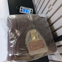 Vintage C.E. Schmidt Workwear TV53BB Men's 2XLR Brown Cotton Blend Full Zip Vest image 8