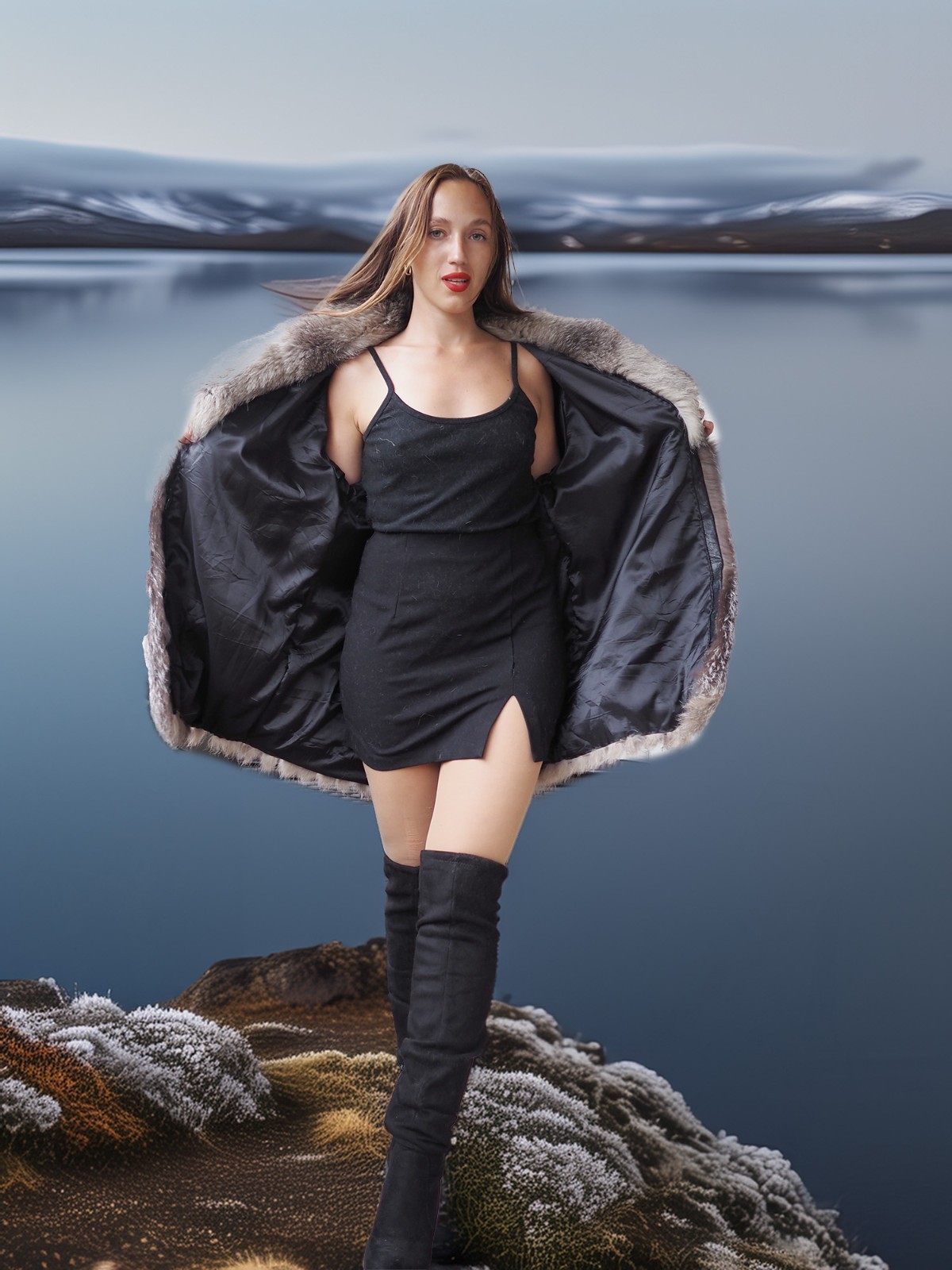 Northern Whisper - A Unique Platinum Silver Fox S Fast Shipping Item image 13