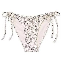 Xhilaration Juniors High Leg Scoop Waist String Bikini Bottom Polka Dot XS M L - £9.18 GBP