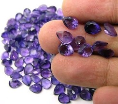 Top Color Natural African Amethyst 147Ct 150pc Lot 8X6mm Pear Faceted Gemstones - £82.64 GBP