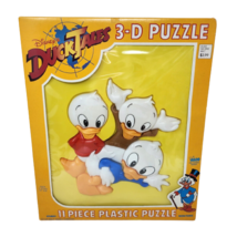 VINTAGE ILLCO DISNEY DUCK TALES 3-D PLASTIC 11 PIECE PUZZLE NEW IN PACKA... - £29.61 GBP
