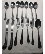 Random Lot Of Mixed Brands Stainless Steel Cutlery (14 Pieces Total) - $14.58 CAD