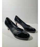 Cole Haan Pumps 8 1/2B Womens Black Slip On Round Toe Classic Casual Heels - £40.11 GBP