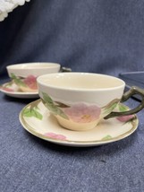 SET Of (2) Franciscan Desert Rose Tea Cup &amp; Saucer 1979-1984 EUC - £9.47 GBP