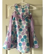 Beautiful Little Girls Size 5 Ashley Ann Polka Dot Dress - £3.98 GBP