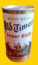 Old Vintage Old Timers Beer Can Metal Sign 8x12in  Mancave Garage 24 - $24.74