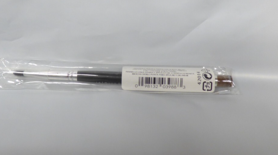 BareMinerals Heavenly Double Ended Line &amp; Buff Brush NIP LQQK - $9.95