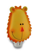 Scratch &amp; Dent Childrens Orange and Yellow Lion Head Night Light - £15.28 GBP