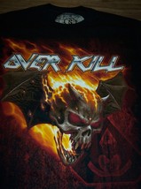 OVER KILL NORTH AMERICA 2013 TOUR  Skull  T-Shirt MENS SMALL METAL NEW - £19.38 GBP