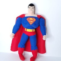Superman Stuffed Plush Stuffed Animal Blue Toy Works Justice League 16" - $29.69
