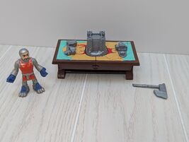 Fisher Price Imaginext Castle Battle Plan Replacement Expanding Table + ... - $7.91
