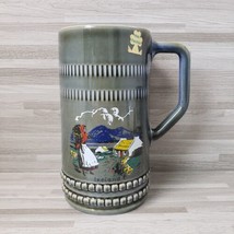 Irish Porcelain Ireland 20 oz. Stein Mug Green Blue - £16.33 GBP