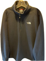 The North Face men’s L Black LS full zip polyester fleece windbreaker jacket - £34.51 GBP