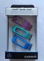 Garmin Vivofit Genuine Watch Band Size Small Blue Purple Teal Includes All 3 New - £15.81 GBP