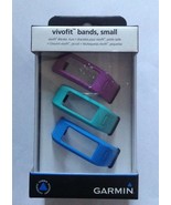 Garmin Vivofit Genuine Watch Band Size Small Blue Purple Teal Includes A... - £15.57 GBP