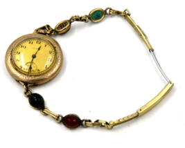 Vintage Elgin Wristwatch 10k G.F. Gold Tone AS IS - £17.84 GBP