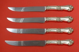 La Marquise by Reed and Barton Sterling Steak Knife Set 4pc Texas Sized ... - £321.86 GBP