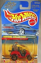 2000 Hot Wheels #117 Virtual Collection Cars TEE’D OFF Red Blue Interior w/5 Sp - £5.60 GBP