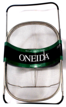 Oneida 13 1/4&quot; X 9&quot; Expanding Stainless Steel Colander Dishwasher Safe - £32.64 GBP