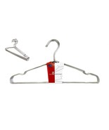 8 Pack Durable Top Quality All Purpose Metal Hangers with Lingerie Notch... - £13.22 GBP