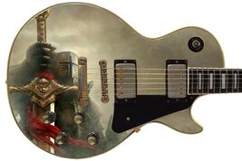 Guitar Skin Axe Wrap Re-skin - Crusader Sword 743 - $27.71+