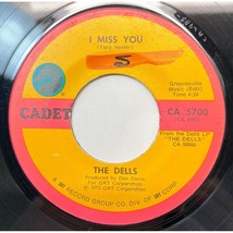 The Dells I Miss You / Don&#39;t Make Me a Storyteller 45 Funk Soul 1973 Cadet 5700 - £9.47 GBP