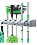 Broom Holder Wall Mounted - Mop and Broom Hanger Holder - Garage Storage... - $20.21