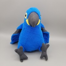 Wild Republic Blue Parrot Hyacinth Macaw Plush Stuffed Animal 7&quot; Tall Sitting - £10.05 GBP