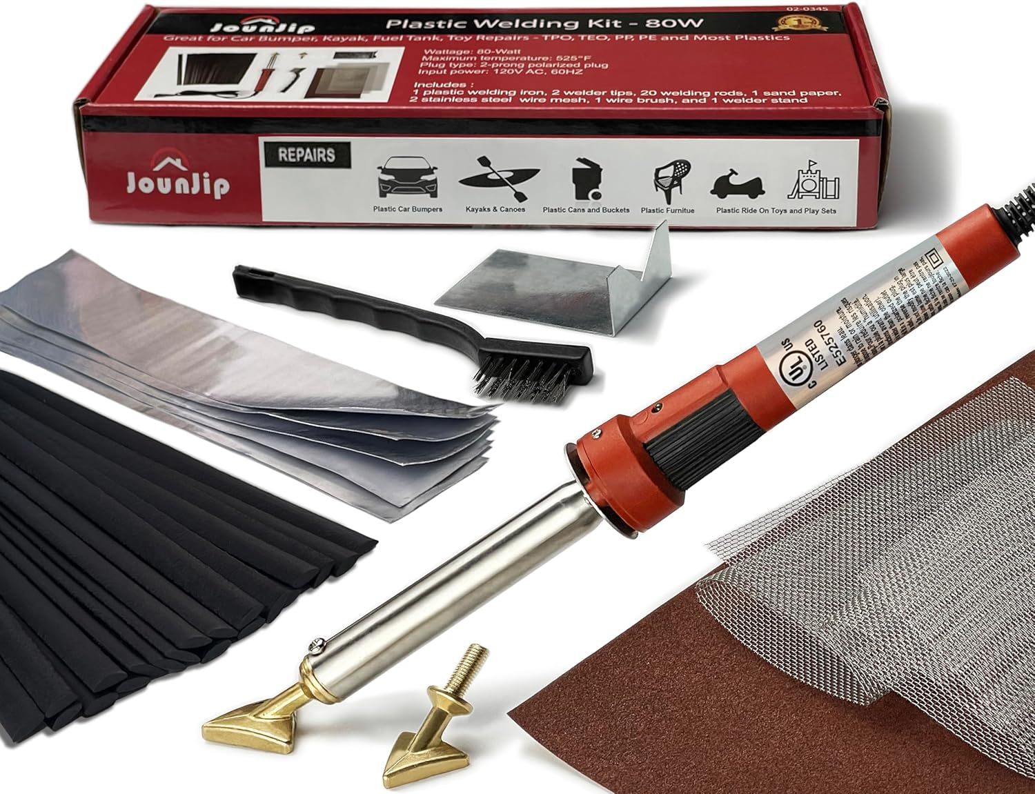 Standard Plastic Welding Kit- UL Certified Welder 80W- Professional...  - $92.21