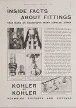 1931 Print Ad Kohler of Kohler Plumbing Fixtures &amp; Fittings in Wisconsin - £16.70 GBP